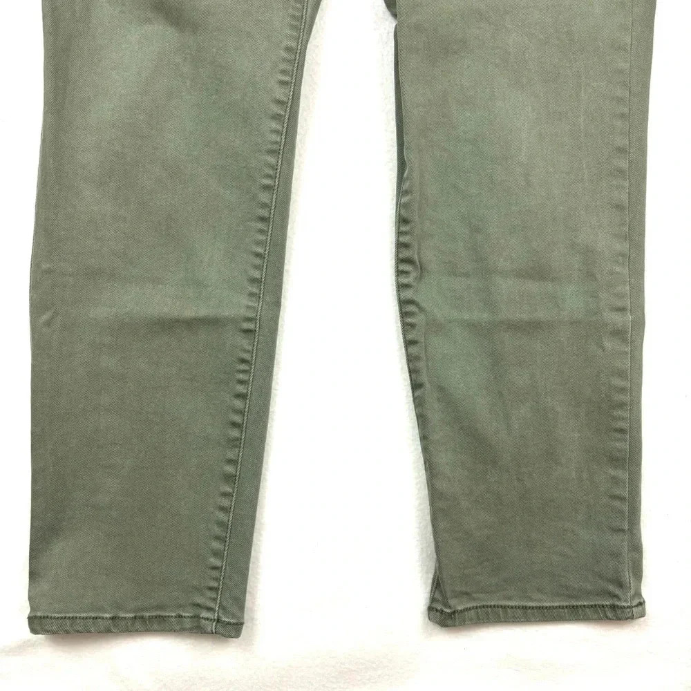 Seven7 Green Military Utility Ankle Stretch Midrise Ankle Skinny Pants Size 16 - Picture 5 of 15